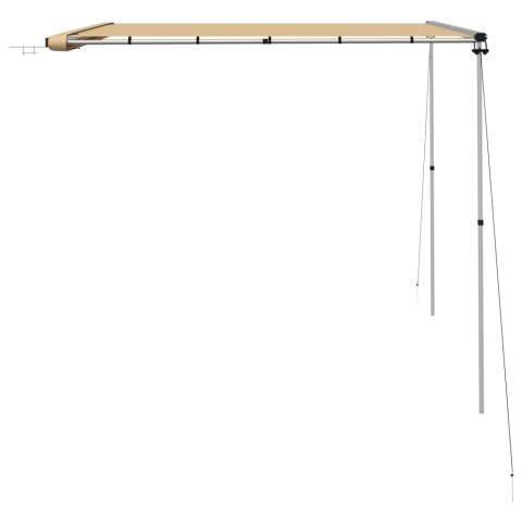 ZADASZENIE DO KAMPERA 300X250CM BEŻOWY DASZEK PRZECIWSŁONECZNY ALUMINIOWY
