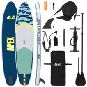 VidaXL Deska SUP z siedziskiem 2-w-1 APEX 335 x 76 x 15 cm niebieski