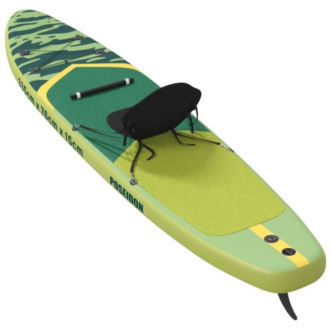 DESKA SUP Z SIEDZISKIEM 2-W-1 POSEIDON 335X76X15CM ZIELONY