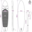 VidaXL Deska SUP z siedziskiem 2-w-1 TRITON 366 x 81 x 15 cm niebieski