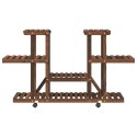 KWIETNIK NA KÓŁKACH 110X25X78CM LITE DREWNO JODŁOWE