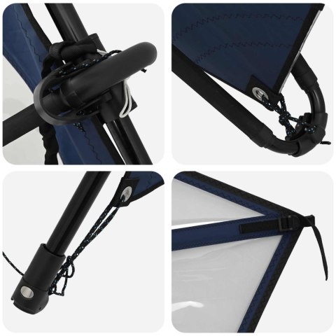 NADMUCHIWANY DESKA SUP Z ŻAGLEM APEX 330X76X15CM NIEBIESKI