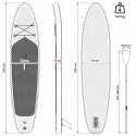 NADMUCHIWANY DESKA SUP Z ŻAGLEM APEX 330X76X15CM NIEBIESKI