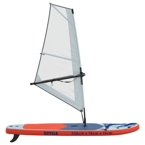 NADMUCHIWANY DESKA SUP Z ŻAGLEM SCYLLA 330X76X15CM DLA