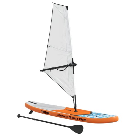 NADMUCHIWANY DESKA SUP Z ŻAGLEM TRITON 330X76X15CM DLA
