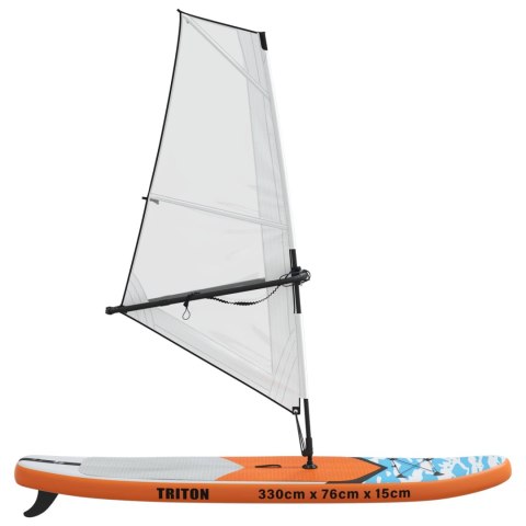 NADMUCHIWANY DESKA SUP Z ŻAGLEM TRITON 330X76X15CM DLA