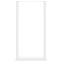 NOGI DO STOŁU BAROWEGO W KSZTAŁCIE LITERY U 2 SZT. BIAŁE 40X(90-91)CM STAL