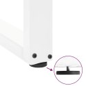 NOGI DO STOŁU BAROWEGO W KSZTAŁCIE LITERY U 2 SZT. BIAŁE 40X(90-91)CM STAL