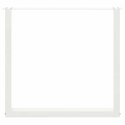 NOGI DO STOŁU JADALNEGO W KSZTAŁCIE LITERY U 2 SZT. BIAŁE 80X(72-73)CM STAL