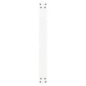 NOGI DO STOŁU JADALNEGO W KSZTAŁCIE LITERY U 2 SZT. BIAŁE 80X(72-73)CM STAL
