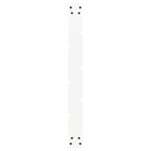 NOGI DO STOŁU JADALNEGO W KSZTAŁCIE LITERY U 2 SZT. BIAŁE 80X(72-73)CM STAL