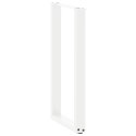 NOGI DO STOŁU KONSOLOWEGO W KSZTAŁCIE LITERY U 2 SZT. BIAŁE 38X(72-73)CM STAL