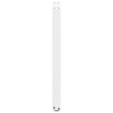 NOGI DO STOŁU KONSOLOWEGO W KSZTAŁCIE LITERY U 2 SZT. BIAŁE 38X(72-73)CM STAL