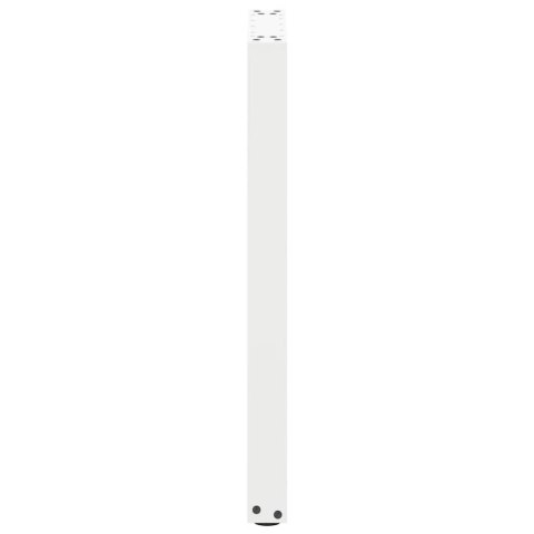 NOGI DO STOŁU KONSOLOWEGO W KSZTAŁCIE LITERY U 2 SZT. BIAŁE 38X(72-73)CM STAL