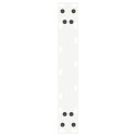 NOGI DO STOŁU KONSOLOWEGO W KSZTAŁCIE LITERY U 2 SZT. BIAŁE 38X(72-73)CM STAL
