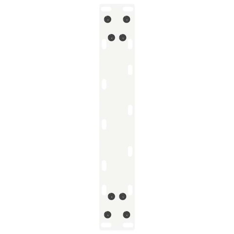 NOGI DO STOŁU KONSOLOWEGO W KSZTAŁCIE LITERY U 2 SZT. BIAŁE 38X(72-73)CM STAL