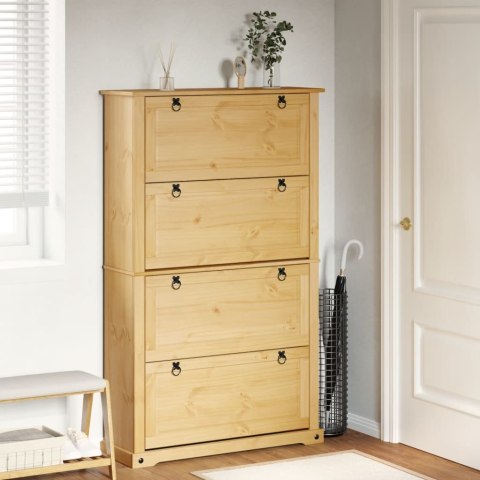 SZAFKA NA BUTY CORONA, 99X32X163,5 CM, LITE DREWNO SOSNOWE