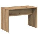 VidaXL Taboret toaletowy Artisan Oak 70x35x45 cm Drewno klejone