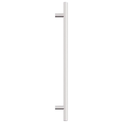UCHWYTY DO SZAFEK 10 SZT. SREBRNE 224 MM STAL NIERDZEWNA