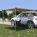 ZADASZENIE DO KAMPERA 200X250CM BEŻOWE DASZEK PRZECIWSŁONECZNY ALUMINIOWY