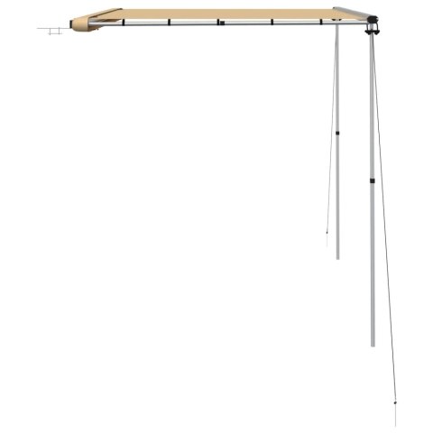 ZADASZENIE DO KAMPERA 300X200CM BEŻOWE DASZEK PRZECIWSŁONECZNY ALUMINIOWY