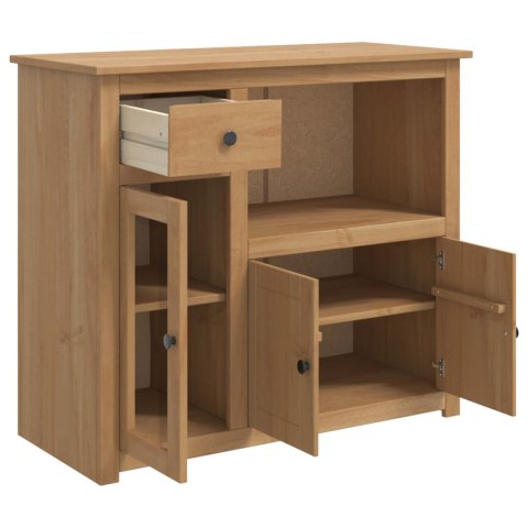 VidaXL Szafka pod Mikrofalówkę PANAMA Wosk miodowy 99,5 x 44 x 86,5 cm