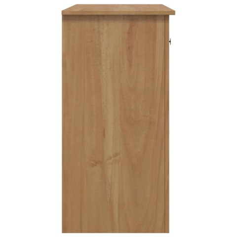 VidaXL Szafka pod Mikrofalówkę PANAMA Wosk miodowy 99,5 x 44 x 86,5 cm