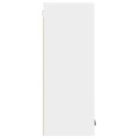 SZAFKA WISZĄCA BIAŁY 30X31X80CM MATERIAŁ DREWNOPOCHODNY