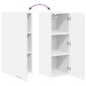 SZAFKA WISZĄCA BIAŁY 30X31X80CM MATERIAŁ DREWNOPOCHODNY