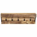 VidaXL Wieszak na płaszcze Brązowy 73 x 19 x 23 cm Lite drewno mango