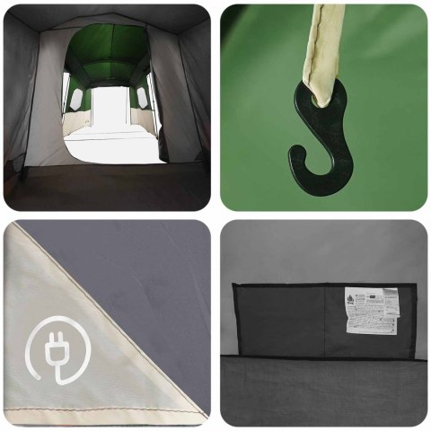 3-OSOBOWY 3-OSOBOWY ZIELONY POLYESTER 185T Z POWŁOKĄ PU