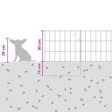 OGRODZENIE Z PALIKAMI 48 PCS 35X30CM MESH STAL OCYNKOWANA