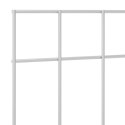PANEL OGRODZENIOWY 12 PCS STAL OCYNKOWANA SREBRNY