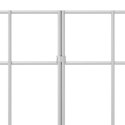 PANEL OGRODZENIOWY 12 PCS STAL OCYNKOWANA SREBRNY
