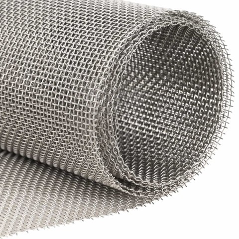 SIATKA EKRANOWA 100X500CM 8 MESH STAL NIERDZEWNA 201 SREBRNY