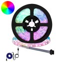 VidaXL Taśma LED 12 pcs Czarny i przezroczysty 1700 mm Miedź i plastik