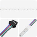 TAŚMA LED 12 PCS CZARNY I PRZEZROCZYSTY 550 MM MIEDŹ I PLASTIK