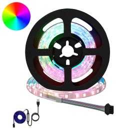 TAŚMA LED 12 PCS CZARNY I PRZEZROCZYSTY 750 MM MIEDŹ I PLASTIK