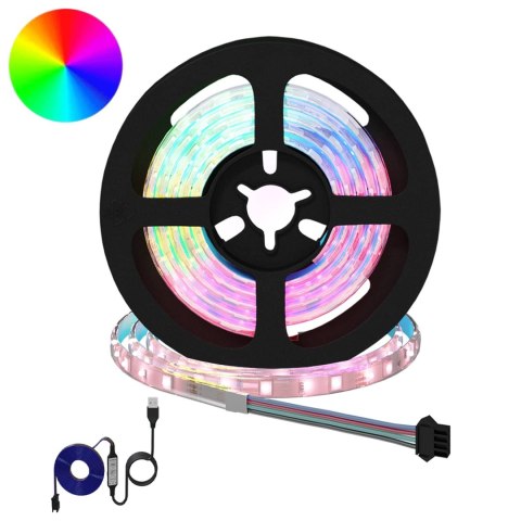 VidaXL Taśma LED 12 pcs Czarny i przezroczysty 900 mm Miedź i plastik
