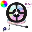 VidaXL Taśma LED 12 pcs Czarny i przezroczysty 900 mm Miedź i plastik