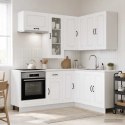 VidaXL Jednostka kuchenna KALMAR 8 pcs Biały Drewno inżynieryjne