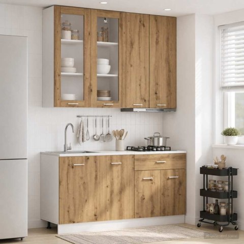 ZESTAW SZAFEK KUCHENNYCH KALMAR DĄB ARTISAN ELEMENTÓW