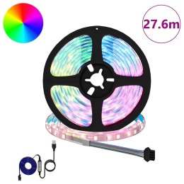 TAŚMA LED 12 PCS CZARNY I PRZEZROCZYSTY 2300 MM MIEDŹ I PLASTIK