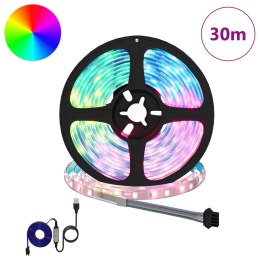 TAŚMA LED 12 PCS CZARNY I PRZEZROCZYSTY 2500 MM MIEDŹ I PLASTIK