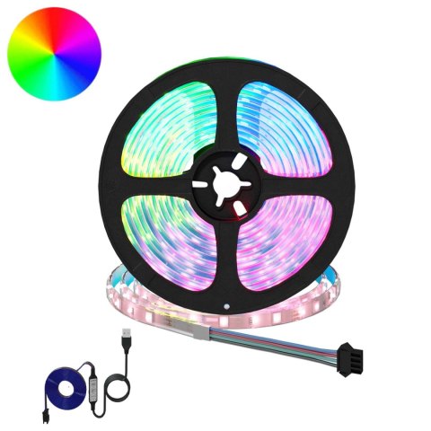 TAŚMA LED 12 PCS CZARNY I PRZEZROCZYSTY 4700 MM MIEDŹ I PLASTIK