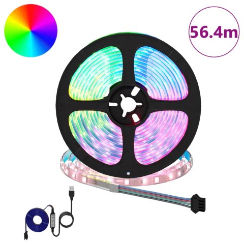 TAŚMA LED 12 PCS CZARNY I PRZEZROCZYSTY 4700 MM MIEDŹ I PLASTIK