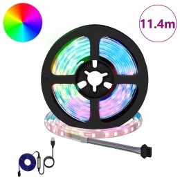 VidaXL Taśma LED 12 pcs Czarny i przezroczysty 950 mm Miedź i plastik