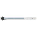 TAŚMA LED 12 PCS CZARNY I WIELOKOLOROWY 1745 MM MIEDŹ I PLASTIK