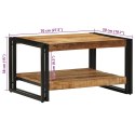 STOLIK KAWOWY 70X50X38CM LITE DREWNO SUROWE MANGO