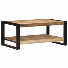 STOLIK KAWOWY 90X50X38CM LITE DREWNO SUROWE MANGO
